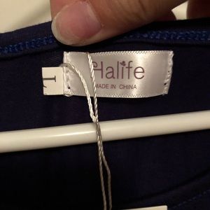 Navy Blue Long Sleeve Dress